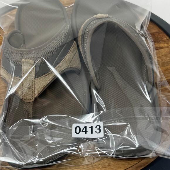 TEVA Pajaro Dune Leather Flip Flops Sandals S/N 1002432 Men's Size 13 - Picture 13 of 13